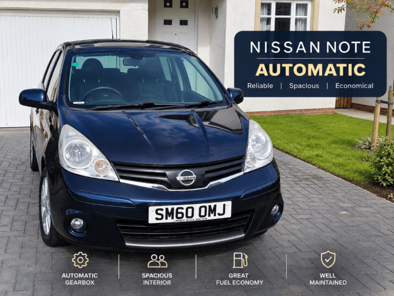 Automatic Nissan NOTE, 5 doors