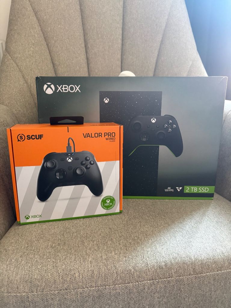 Galaxy Black Xbox Series X Boxed With SCUF Controller