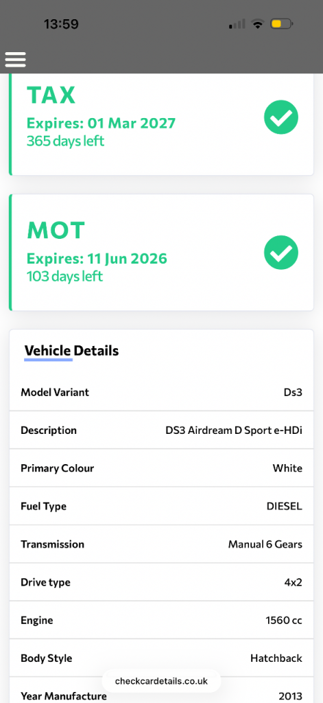 Citroen, DS3, Hatchback, 2013, Manual, 1560 (cc), 3 doors