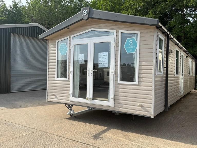 40x12ft 3 Bed Static Caravan with Rear Storage, DG, CH, Ensuite - Offsite Sale