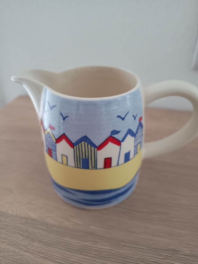 POOLE POTTERY BEACH HUTS II MILK JUG