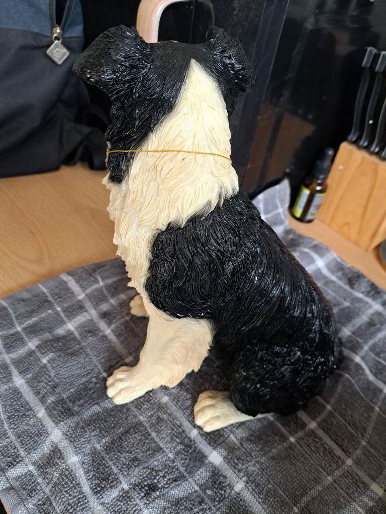 LARGE BORDER COLLIE ORNAMENTS 