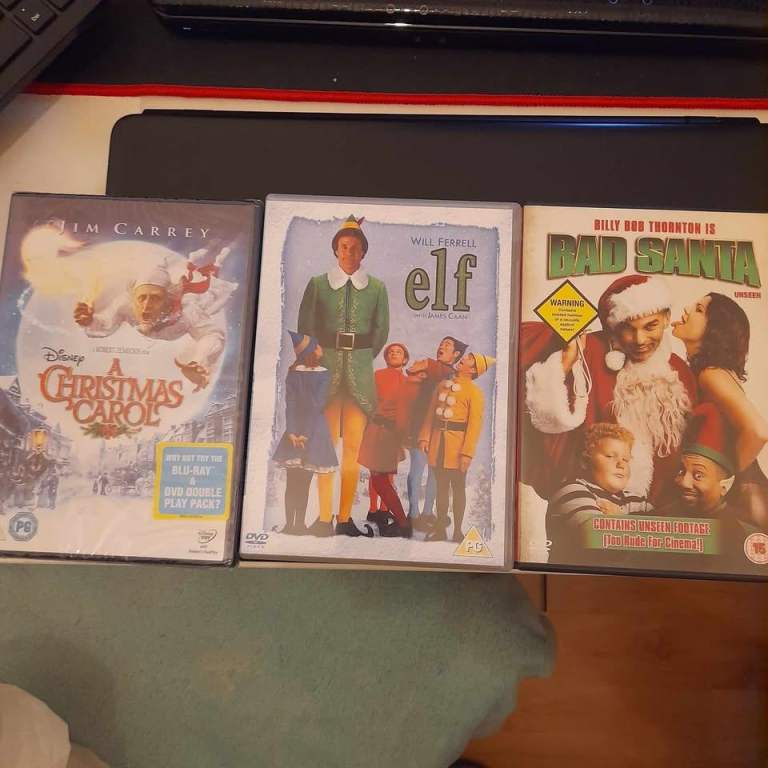 Christmas DVDs x3