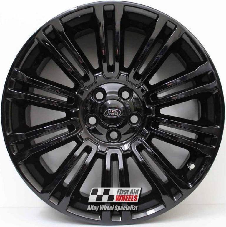 R445BG Swap RANGE ROVER EVOQUE 4x 19'' GENUINE STYLE 5 GLOSS BLACK ALLOY WHEELS