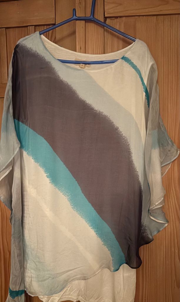 Blue And White Phase Eight Top 