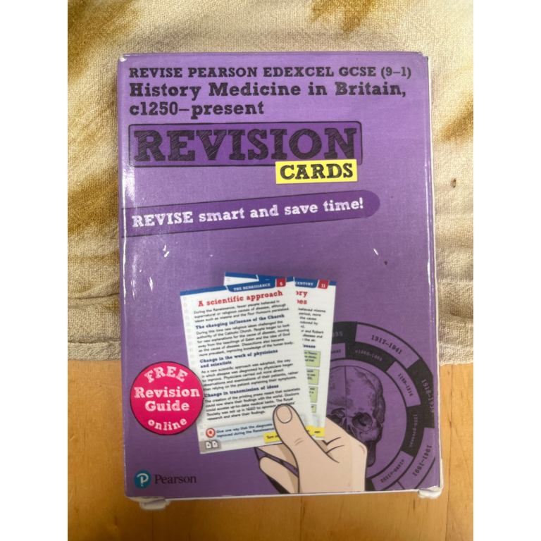 GCSE HISTORY Medicine in Britain, revision cards