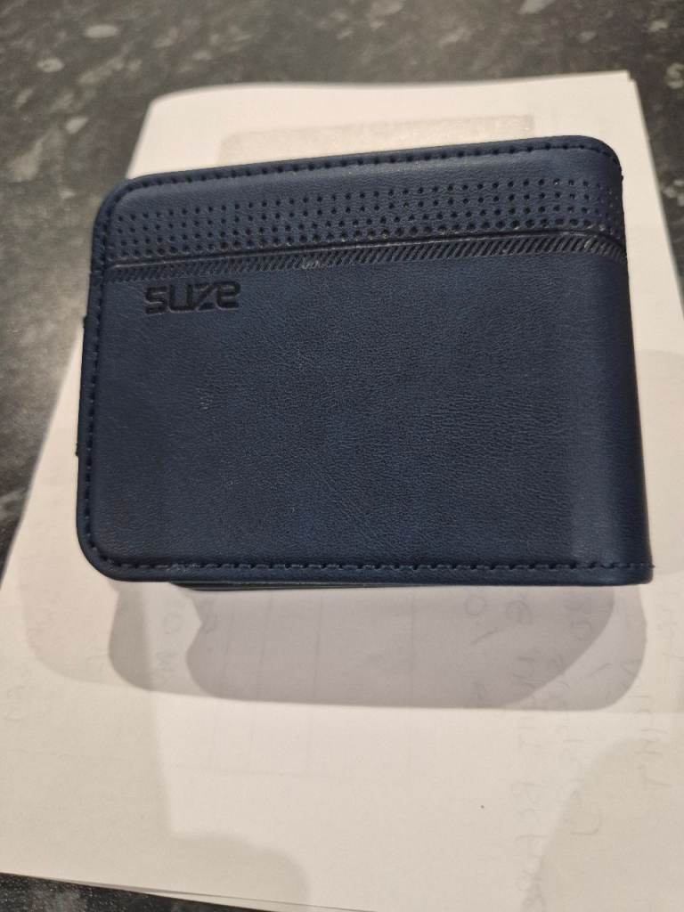 Suze Navy Blue Leather Wallet – As Good As New
