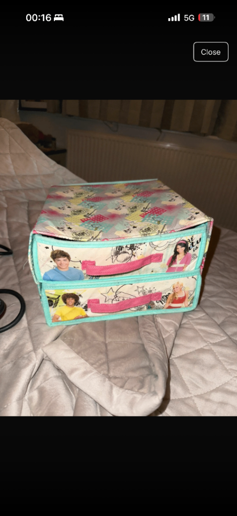 Open to offers - high school musical storage children/kids organiser box 