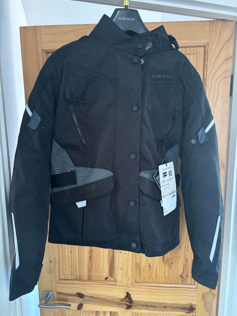  Dainese Tempest 3 Ladies Black/Ebony D-Dry Touring Urban City Waterproof motorcycling jacket 