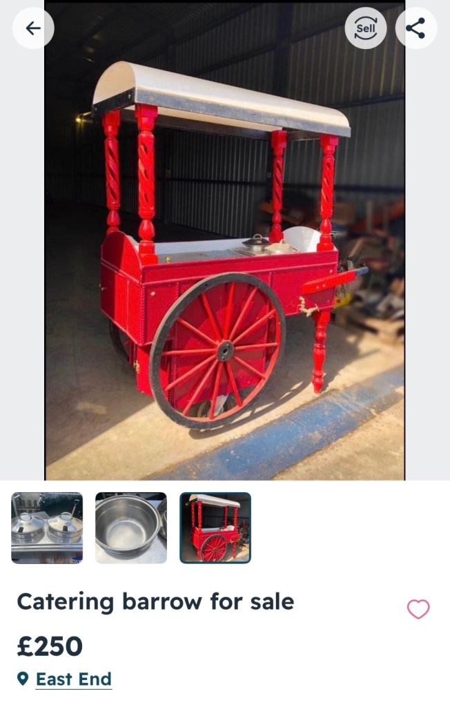 Catering barrow for sale 