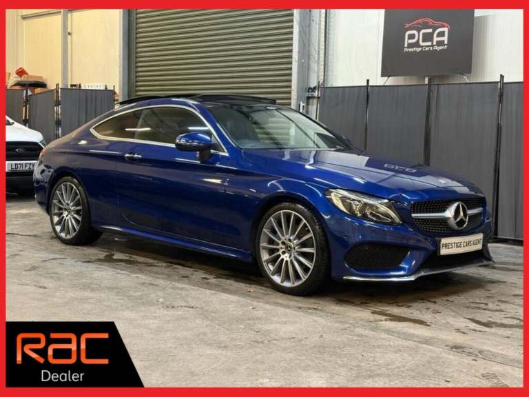 2017 Mercedes-Benz C Class 2.1 C220d AMG Line (Premium) G-Tronic+ Euro 6 (s/s) 2dr COUPE Diesel A...