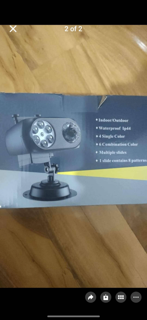 2 in 1 projection lights-Brand New