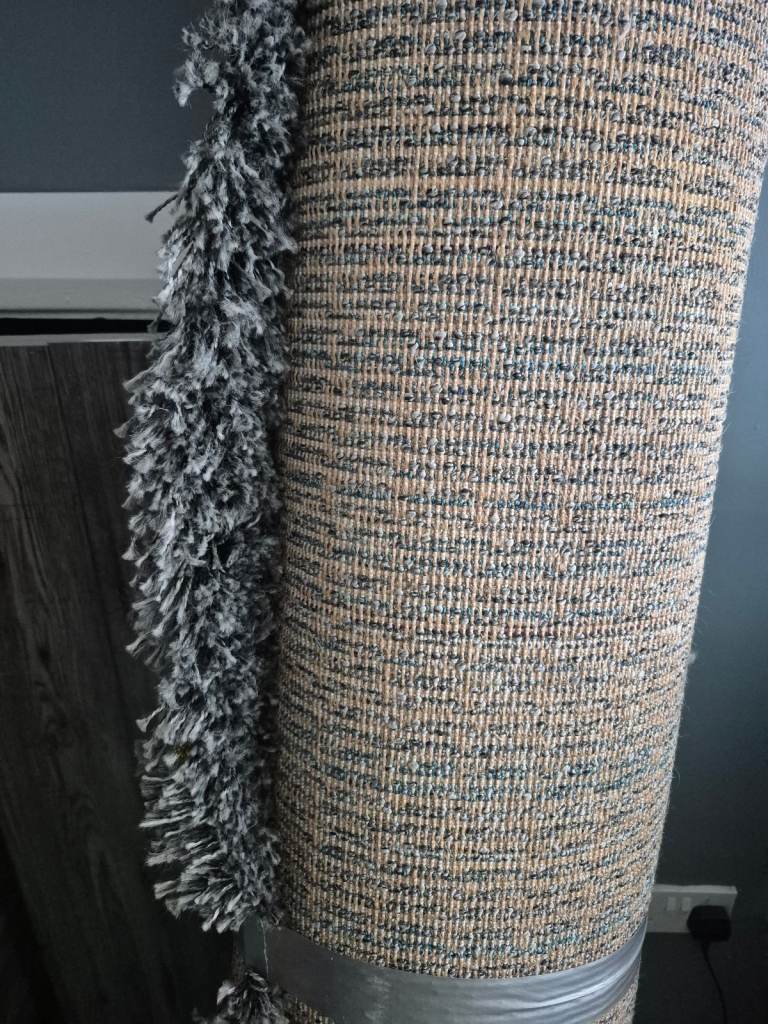 XL heavy thick pile grey rug