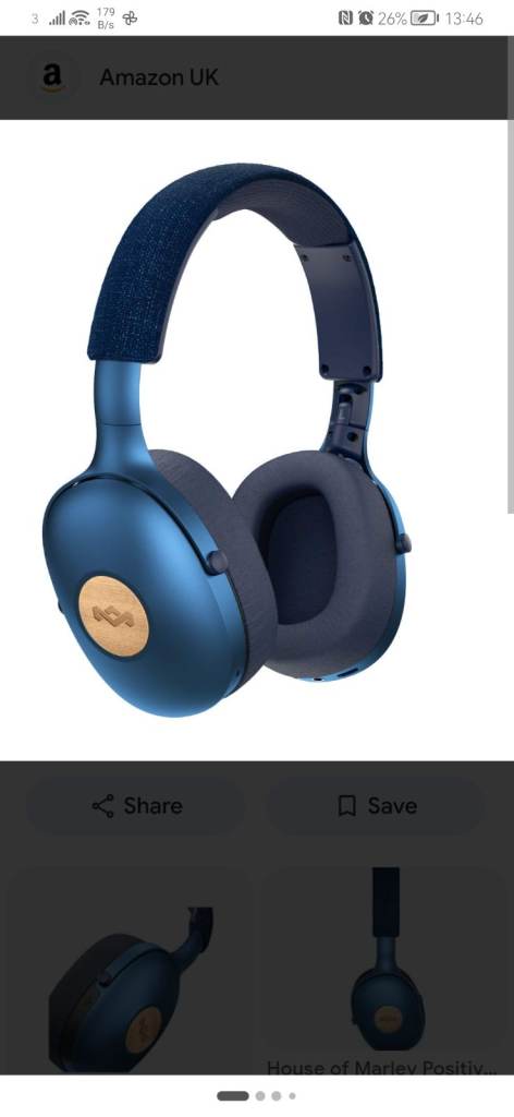 House of Marley Bluetooth Headphones – Wireless, Hardly Used