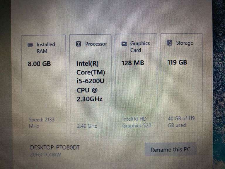 Lenovo ThinkPad UltraBook in Excellent Condition