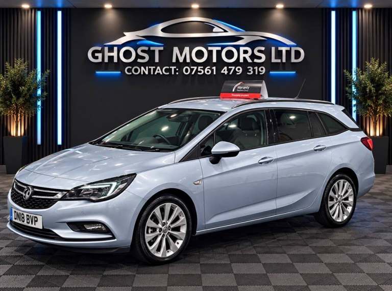 2018 Vauxhall Astra 1.4i Design Sports Tourer Euro 6 5dr ESTATE Petrol Manual