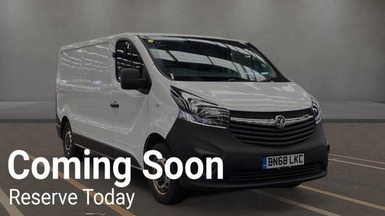 2018 68 VAUXHALL VIVARO 1.6 CDTI 2900 LWB NO VAT VAN L2 H1 EURO 6 (120 PS) DIESE
