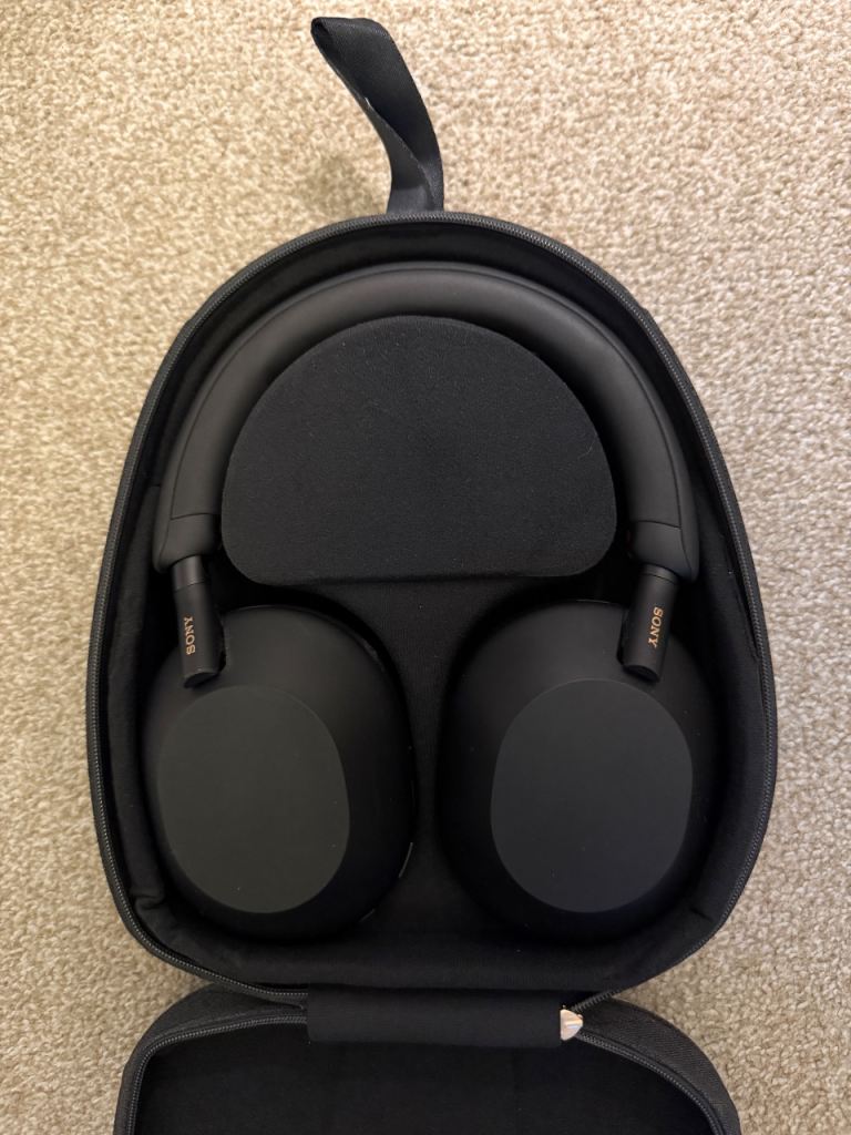 image for Sony WH-1000XM5 Wireless Noise Cancelling Over-Ear Headphones