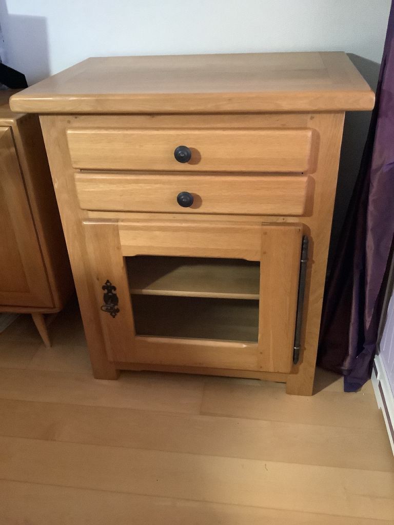 Solid oak cabinet