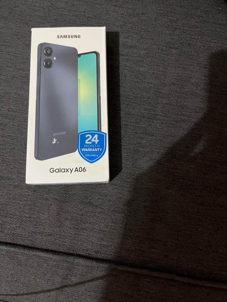 BRAND NEW SEALED SAMSUNG GALAXY A06 5G 64GB 6.7 INCH PLS LCD DISPLAY BLACK ANDROID MOBILE