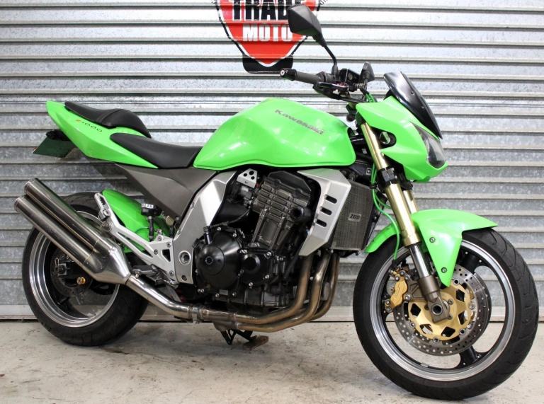 2005 05 KAWASAKI Z1000 Z ZR 1000 ABS GREEN HPI CLEAR FULL SERVICE HISTORY NEWMOT