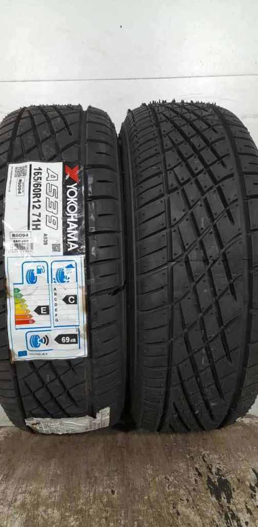 N2319 2X 165/60/12 71H YOKOHAMA A539 NEW TYRES