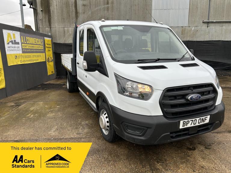 2021 Ford Transit 2.0 EcoBlue 130ps Double Cab Chassis Dropside Tipper Diesel Manual