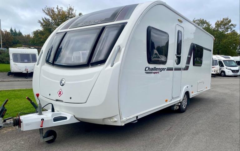 2014 Swift Challenger Sport 554 SR. 4 Berth. Fixed Bed. Touring caravan
