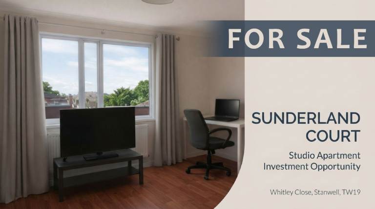 A studio flat in Stanwell as a home or investement opportunity from private seller