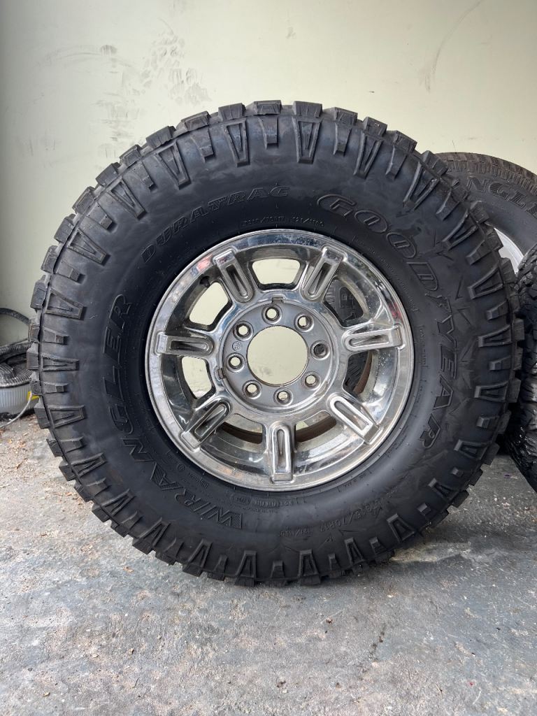 Hummer H2 17” chrome wheels