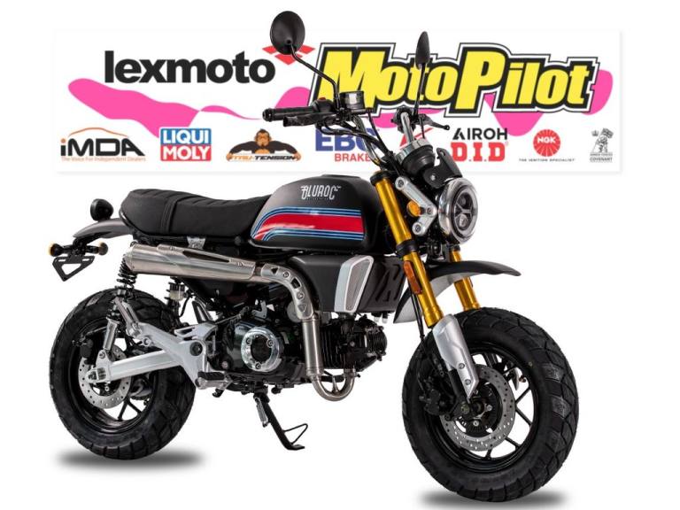 2026 Bluroc Motorcycles X-Bongo 125 MONKEY BIKE Motorcycle Petrol Manual