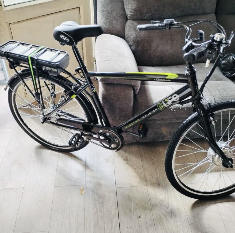 Electric Bike PathFinder E-Bike Mens Black Electric Bike 24v Brand New