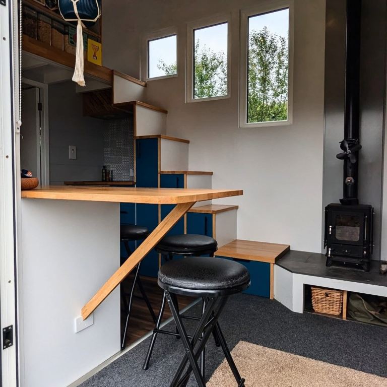 Luxury Tiny House with Solar, Battery System, Plant Room & Composite Decking