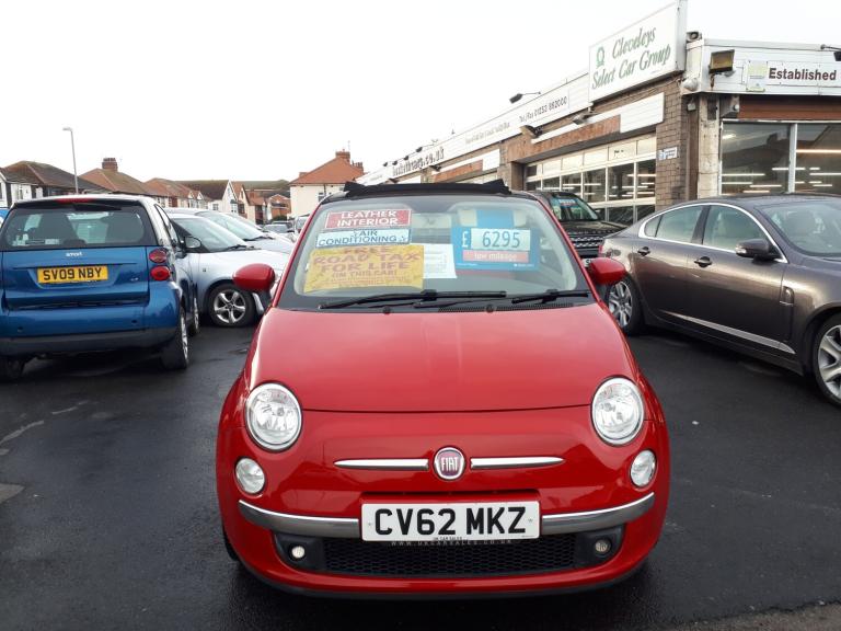 2012 Fiat 500 C 1.2 Lounge Convertible From £5,495 + Retail Package CONVERTIBLE Petrol Manual