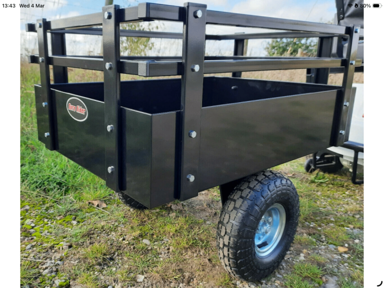 Mobility scooter trailer