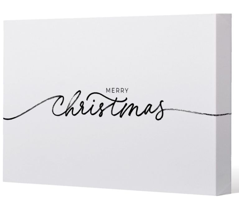 NEW Unused - The Range Large Merry Christmas Canvas Christmas Decoration