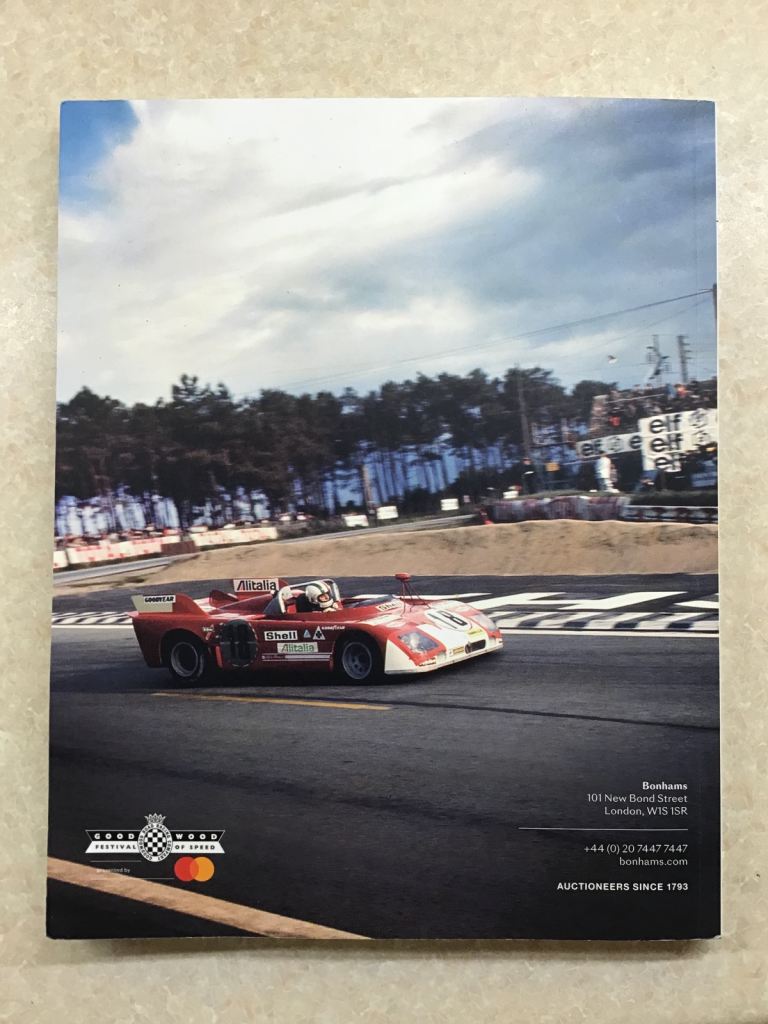 Festival of Speed Bonhams Catalogue 2021