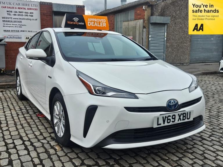 2019 Toyota Prius 1.8 Hybrid 5dr 5 Seats Hatchback Petrol/Electric Hybrid Automatic