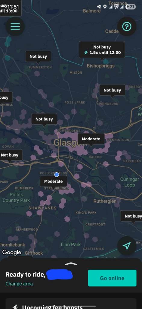 Deliveroo Substitute account