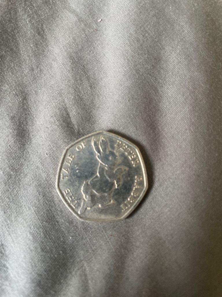 Beatrix Potter Peter Rabbit 50p Coin – Collectible