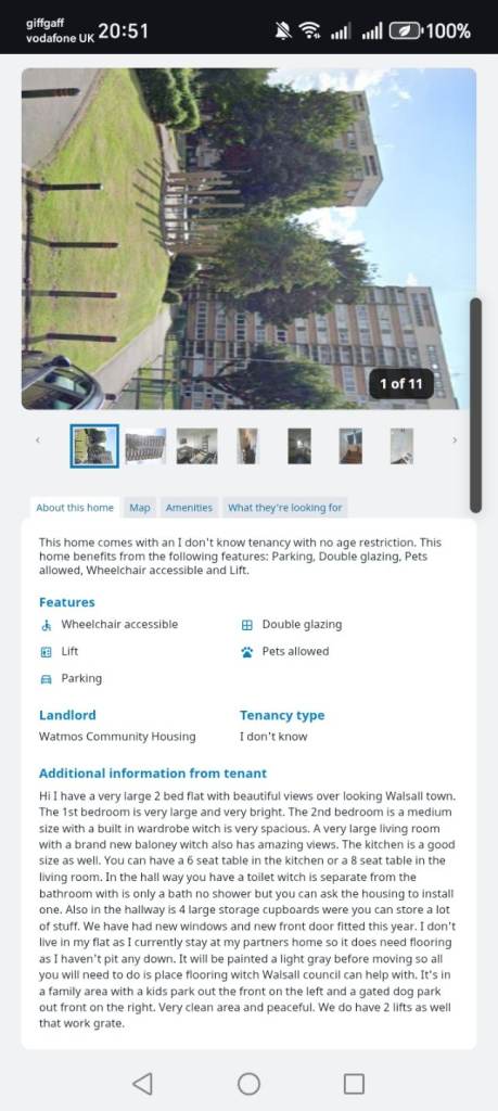 Home swap Large 2 bed flat