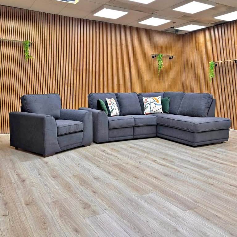 DYLAN JUMBO CORD 3+2+Corner SET - Brown Corduroy - COD Available - New