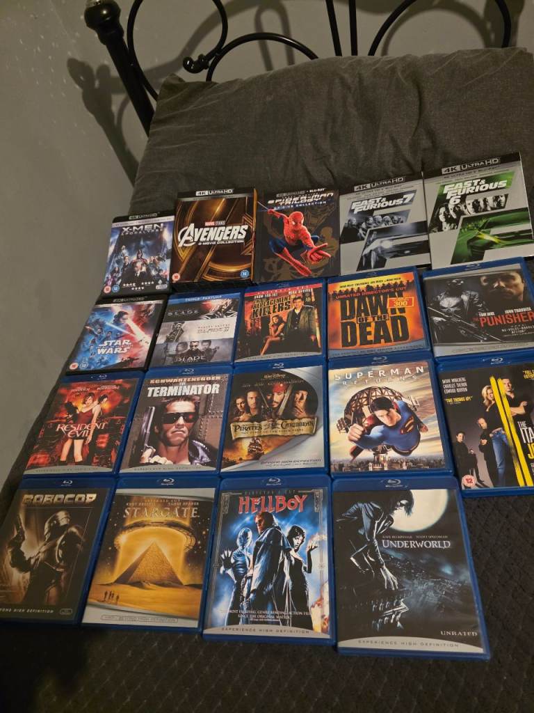 Worth 350 pounds region free 4k blu-ray weth 7 discs spiderman comic book to 