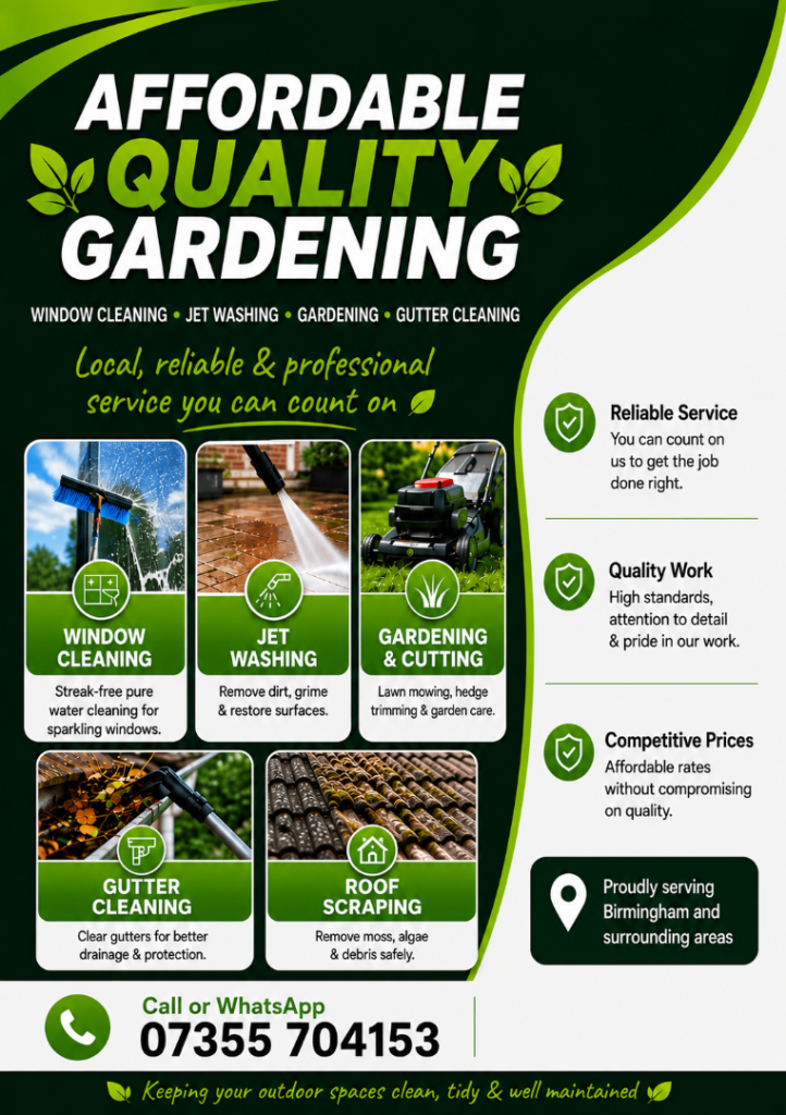 Affordable Quality Gardening - Quality Job 