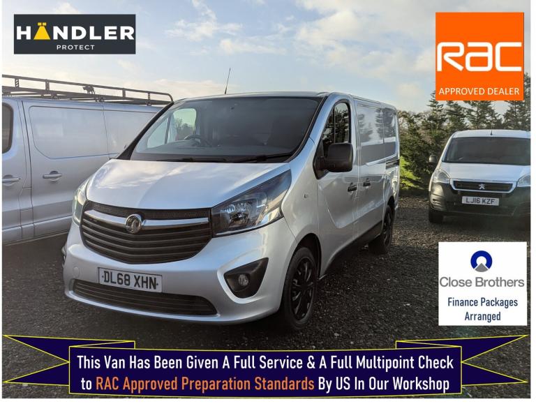 2018 Vauxhall Vivaro 2700 1.6CDTI BiTurbo 125PS Sportive H1 Van PANEL VAN Diesel Manual
