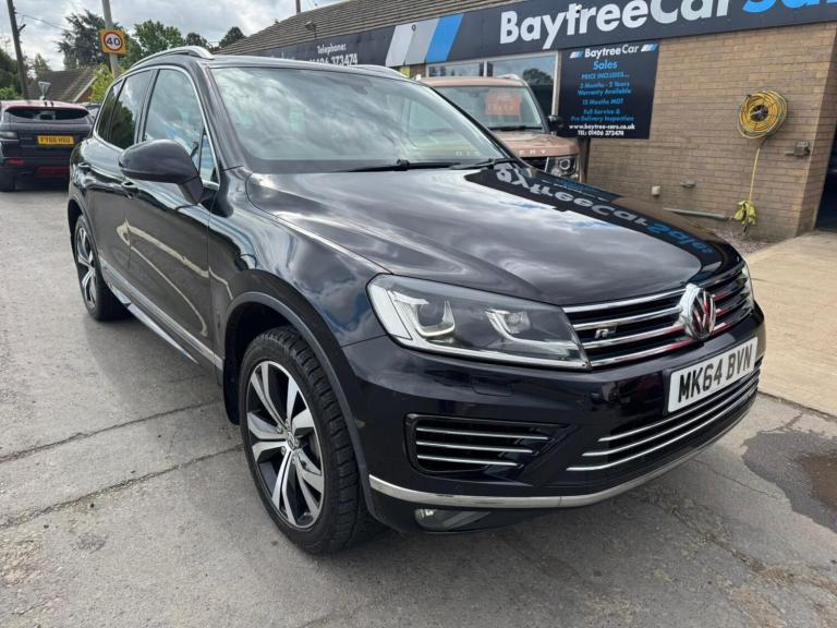 VOLKSWAGEN TOUAREG 3.0 TDI V6 BlueMotion Tech R-Line Black Auto Diesel 2014