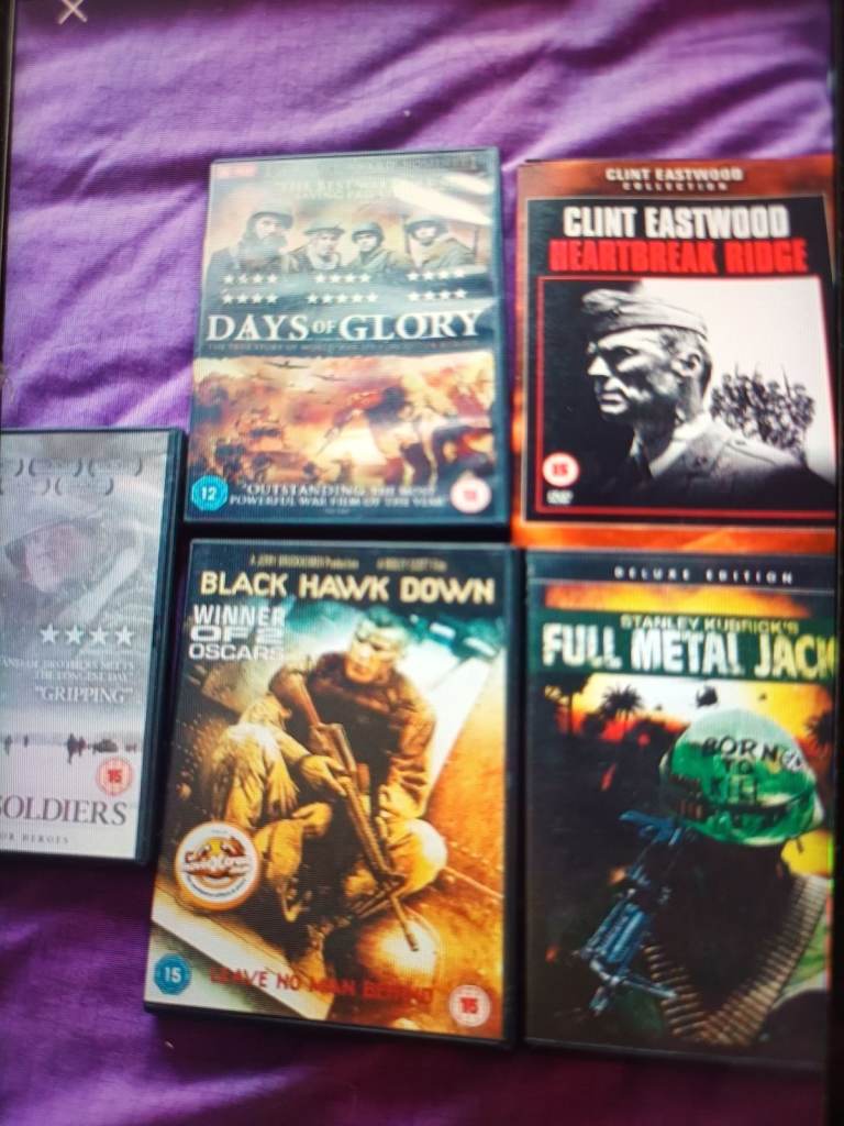D.V.D. war films 