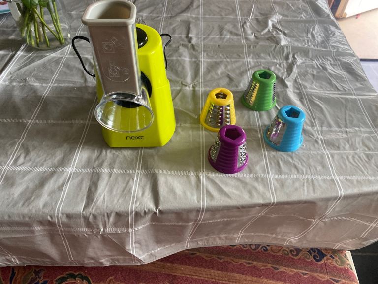 Next Electric Food Grater/Slicer with Multiple Attachments