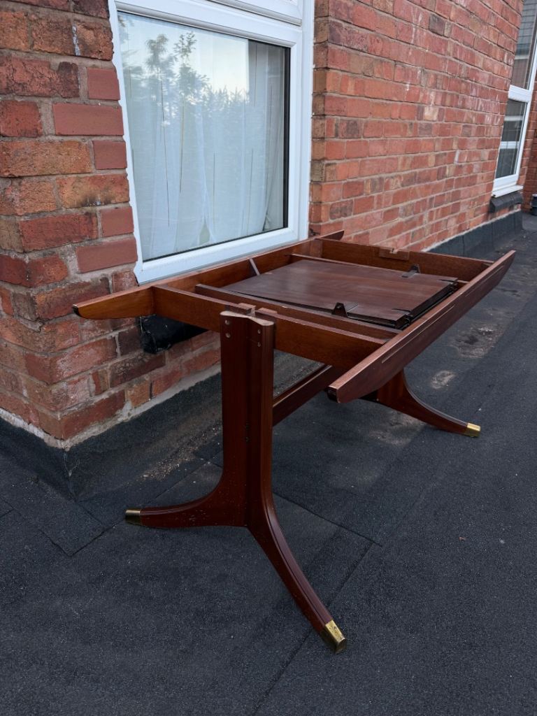 Vintage Wooden Drop Leaf Dining Table – Good Condition