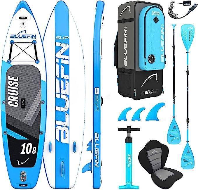 Bluefin Cruise 10ft 8” Inflatable Paddleboard Brand New Unused With Seat Kit RRP £499